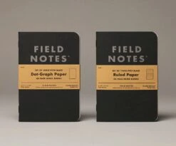 Field Notes 'Pitch Black' Memo Book A6 [3 Pack]