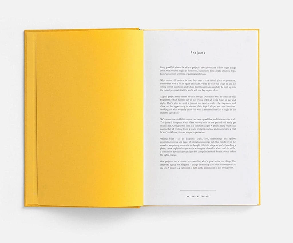 The School Of Life 'Writing As Therapy' Notebook - Projects 2 The School Of Life 'Writing As Therapy' Notebook - Projects - Image 2