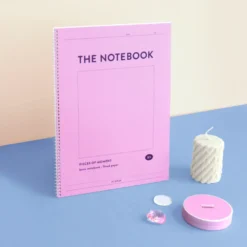 Iconic Basic Notebook [Lined] -Stationery Sale Shop purple pink