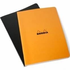Rhodia Side-Stapled Notebook (A5, Dot) -Stationery Sale Shop rhodia side staple bound large notebook 6 x 8 25 set of 3 42 1 1 1