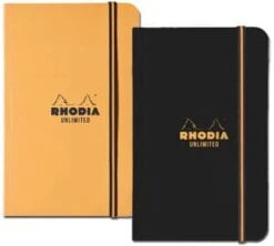Rhodia Unlimited Pocket Notebook -- Black (Graph)
