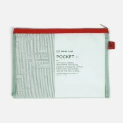Papier Tigre Mesh Pockets Set - Red -Stationery Sale Shop set of mesh pockets red 2