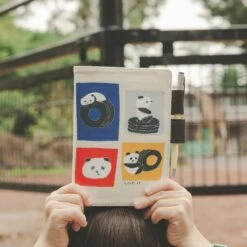 Hobonichi 2024 A6 Planner Cover [Jin Kitamura 'Love It' Panda] -Stationery Sale Shop slide 01 5