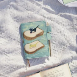 Hobonichi 2024 A6 Planner Cover [Keiko Shibata Bread Floating In The Wind] -Stationery Sale Shop slide 01 63