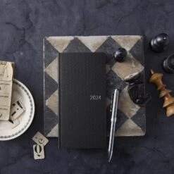 Hobonichi Weeks Japanese Edition April 2024 Start [Paper Series Black Gingham] -Stationery Sale Shop slide 01 89