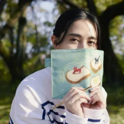 Hobonichi 2024 A6 Planner Cover [Keiko Shibata Bread Floating In The Wind] -Stationery Sale Shop slide 05 14