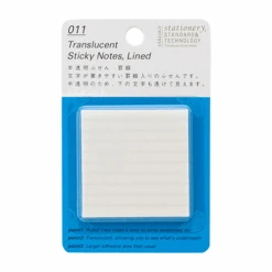 Stalogy Translucent Sticky Notes -Stationery Sale Shop stasqu lined