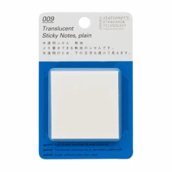 Stalogy Translucent Sticky Notes -Stationery Sale Shop stasqu plain