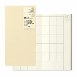 TRAVELER'S Company Notebook Refill 017 [Monthly Free Diary]