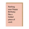 Ohh Deer Folded Piece Of Card Birthday Greeting Card