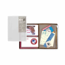 TRAVELER'S Company Passport Notebook Refill 004 [Zipper Pocket]