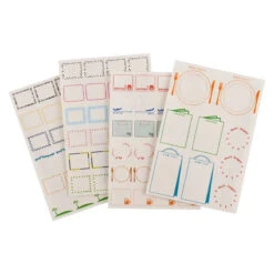 Hobonichi Frame Stickers [4 Sheets] -Stationery Sale Shop tt frameseal