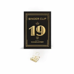 Tools To Live By Paper Clips [19mm] -Stationery Sale Shop ttlb 19mm clip gold