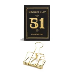 Tools To Live By Paper Clips [51mm] -Stationery Sale Shop ttlb 51mm clip gold