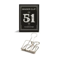 Tools To Live By Paper Clips [51mm] -Stationery Sale Shop ttlb 51mm clip silver