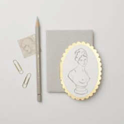 Wanderlust Classical Bust Mini Card