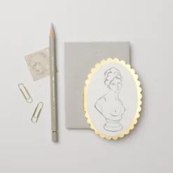 Wanderlust Classical Bust Mini Card