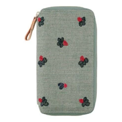 Hobonichi 2024 Weeks Zipper Cover [Minä Perhonen: Light Berry Green] -Stationery Sale Shop wc24 minalberry 01