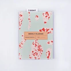 The Completist Terrazzo Shapes No.1 Weekly Planner (A5) -Stationery Sale Shop wp007 terrazzo shapes 2