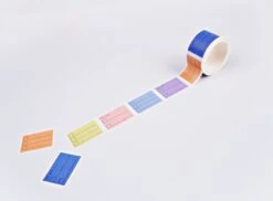 The Completist To Do Stamp Washi Tape -Stationery Sale Shop ws009 pastel to do 2 scaled 1