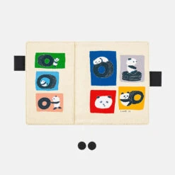 Hobonichi 2024 A6 Planner Cover [Jin Kitamura 'Love It' Panda] -Stationery Sale Shop zoom 02 17e08e58 71d3 465b 8c32 7328fa19f3d7