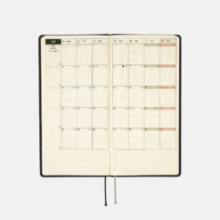 Hobonichi Weeks Japanese Edition April 2024 Start [Paper Series Black Gingham] -Stationery Sale Shop zoom 03 37