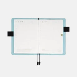 Hobonichi 2024 A5 Planner Cover [Colours: Black X Clear Blue] -Stationery Sale Shop zoom 04 42218119 c115 4f1c aa0c 5c3b14267dc7