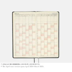 Hobonichi Weeks Japanese Edition April 2024 Start [Hiroko Kubota: Another Night Of Falling Star Sparklers] -Stationery Sale Shop zoom 06 2