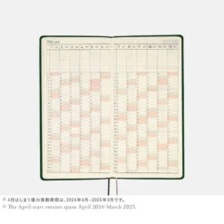 Hobonichi Weeks Japanese Edition April 2024 Start [Smooth: Forest Green] -Stationery Sale Shop zoom 06 9